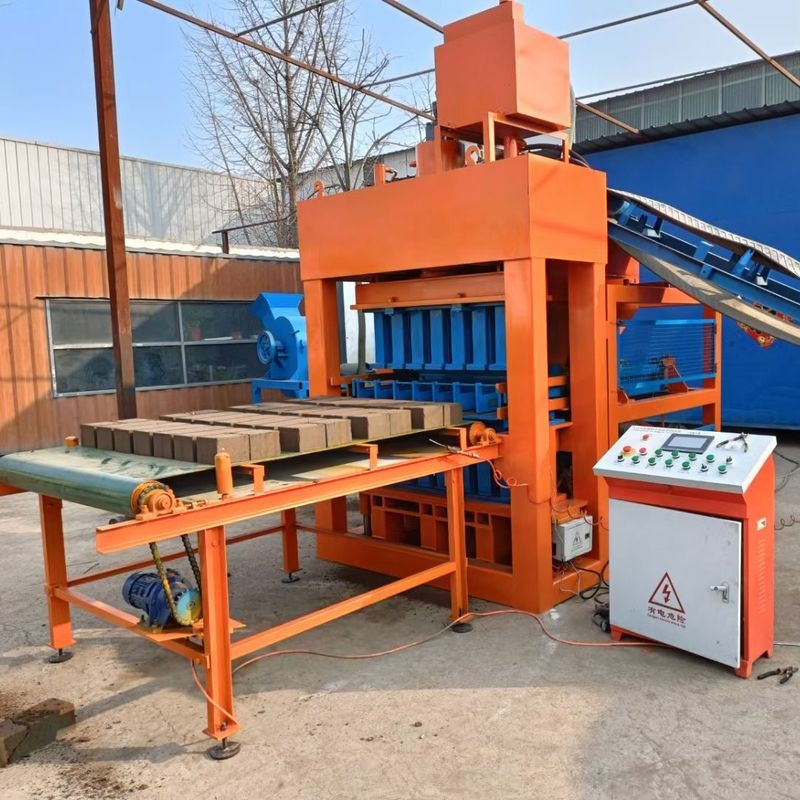 QT4-10 automatic clay brick making machine