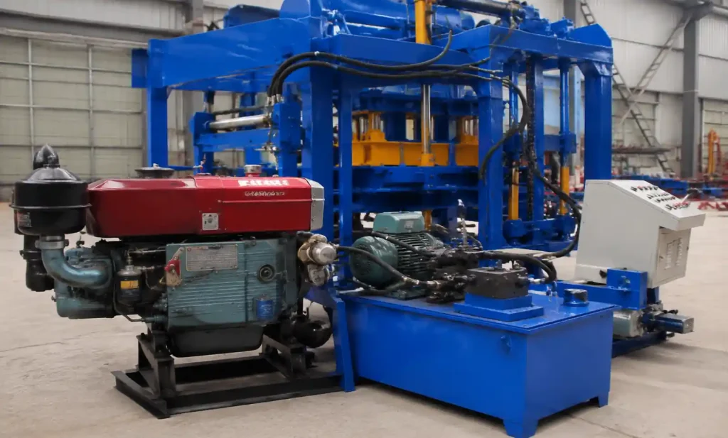 Diesel block making machine hydraulic system components