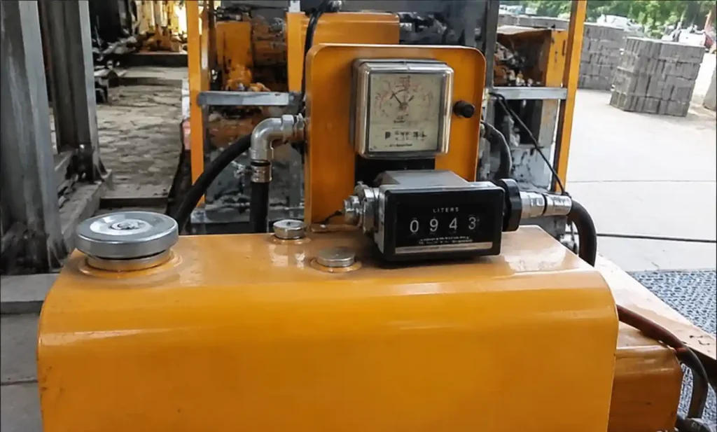 Diesel fuel tank and consumption monitoring equipment