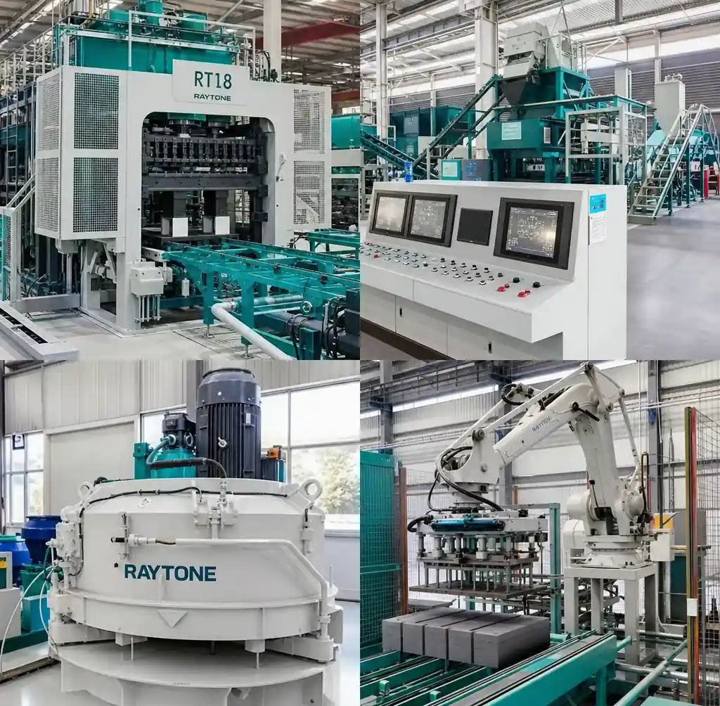 Block making equipment and machinery representing capital investment