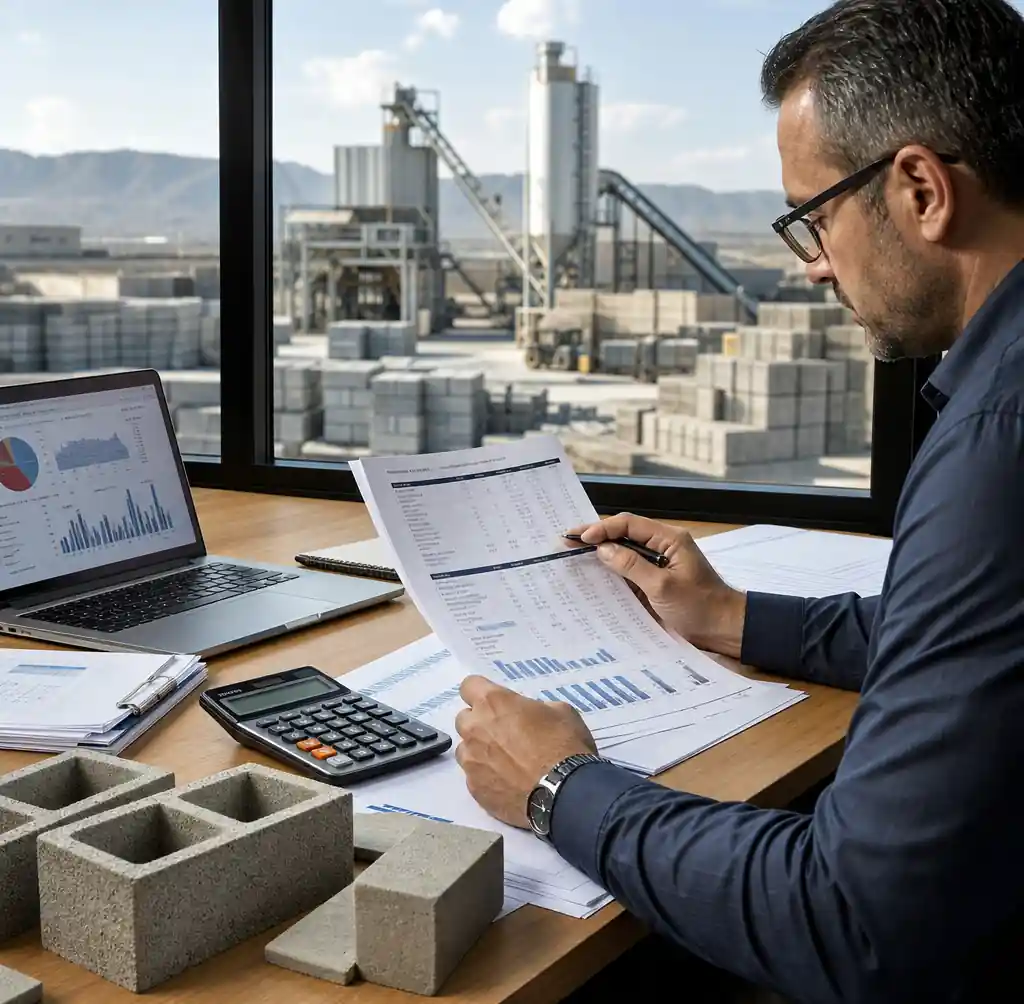 Financial analysis showing ROI comparison between automatic and semi-automatic systems
