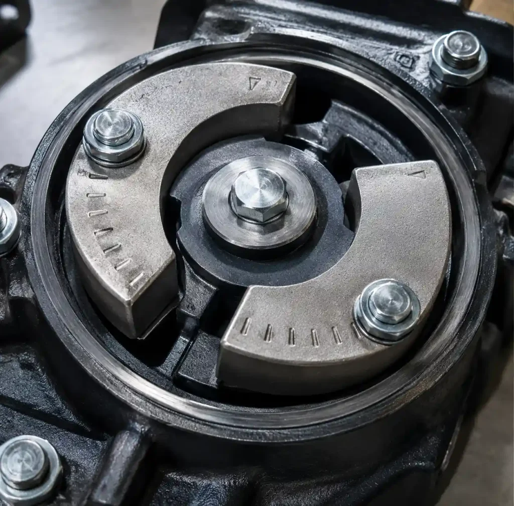 Adjustable eccentric weights on vibration motor shaft