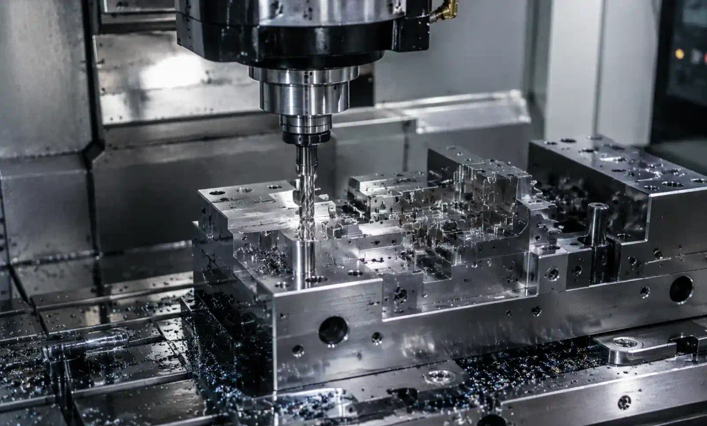 CNC machining process for block mould manufacturing