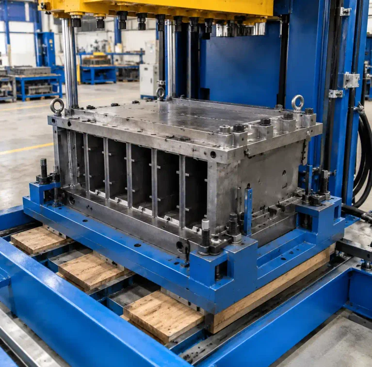 5-mold-installation-on-block-machine-platform